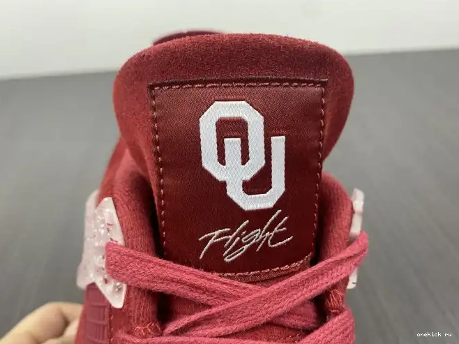 Rep Onekick PE Oklahoma Retro Sooners AJ4-904282 Jordan 4 0518